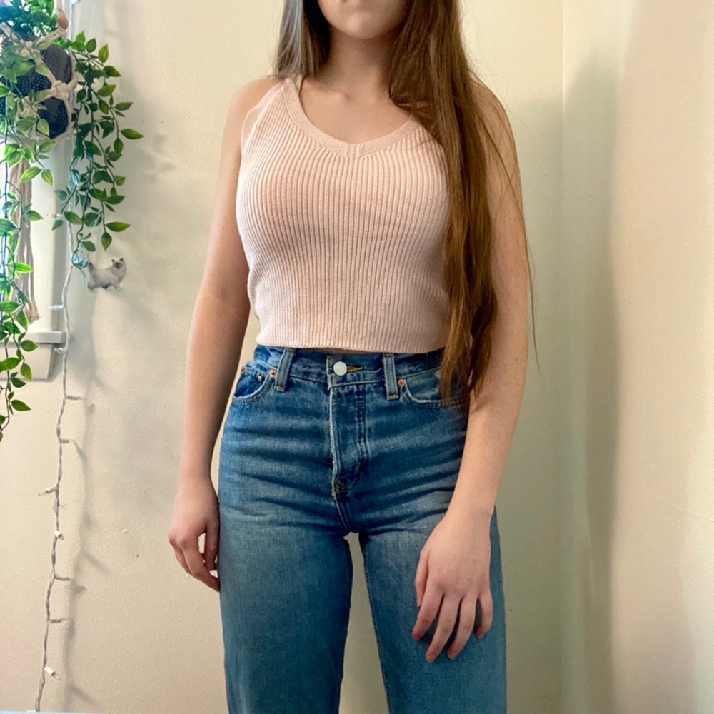 UO BDG high waisted slim straight jeans